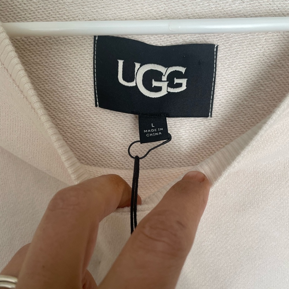 NWT UGG Adjustable Waist Cream Dress Sz L - Picture 4 of 10